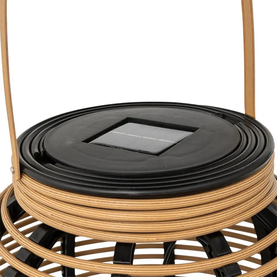 Atmosphera solar lantaarn - rotan - 38 x 43 cm