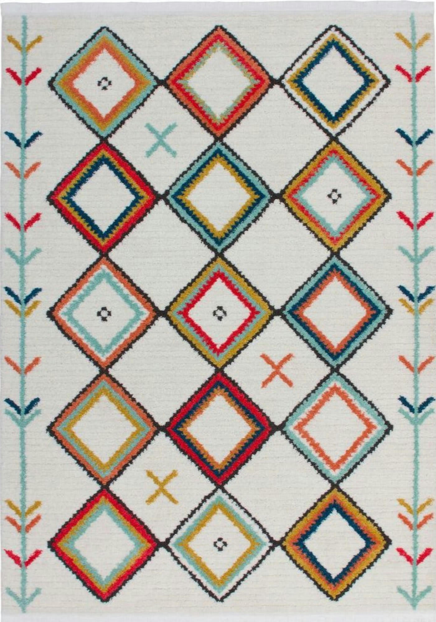 AGADIR 210 - Tapis tissé Polypropylène Multicolore