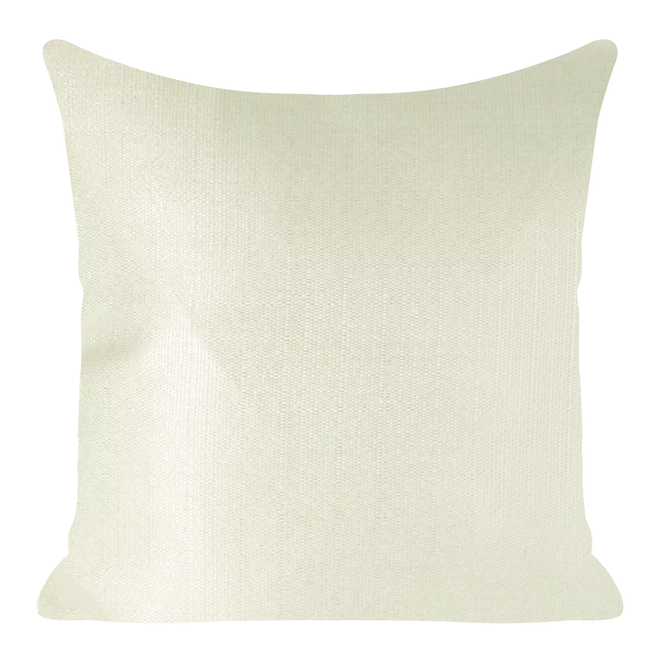 Poszewka na poduszkę 45x45 cm żakardowa o lśniącej powierzchni kremowa SASHA ELLA LINE