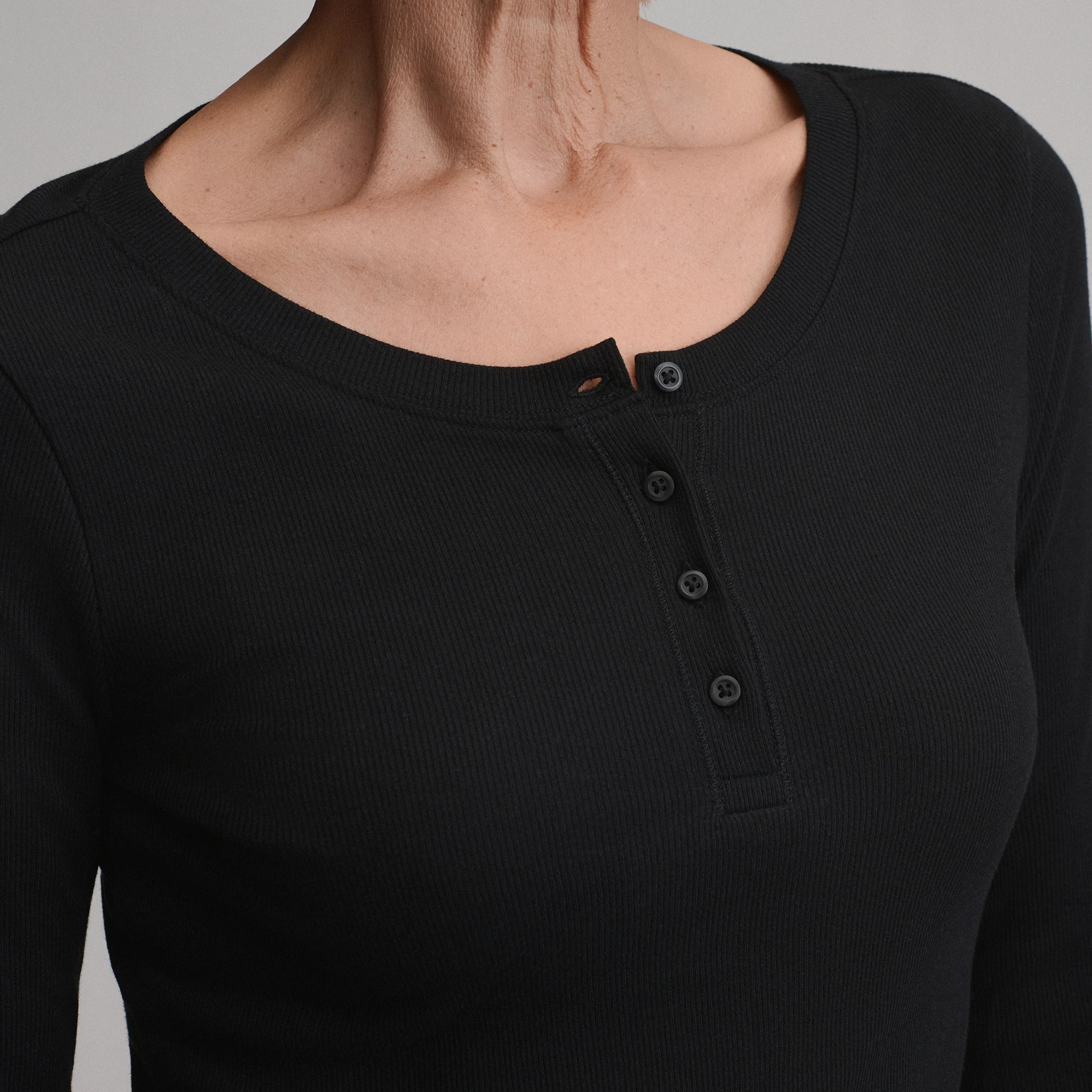 Women's Softline Rib Long-Sleeve Henley