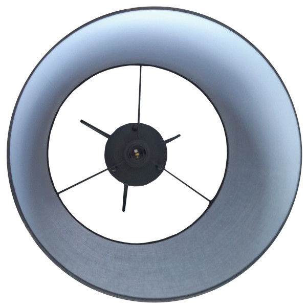 Lampa podłogowa czarna TEKLA 1xE27x20W wym:154x40x40cm Polux