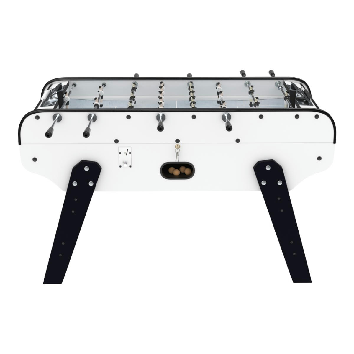 BISTROT - Baby foot blanc avec monnayeur