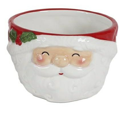 MISKA ŚWIĄTECZNA z motywem Mikołaja CERAMICZNA 200 ml