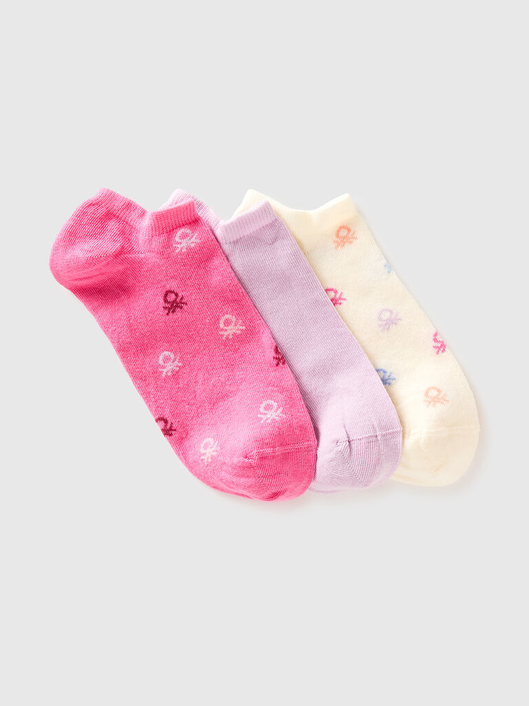 Three pairs of short socks