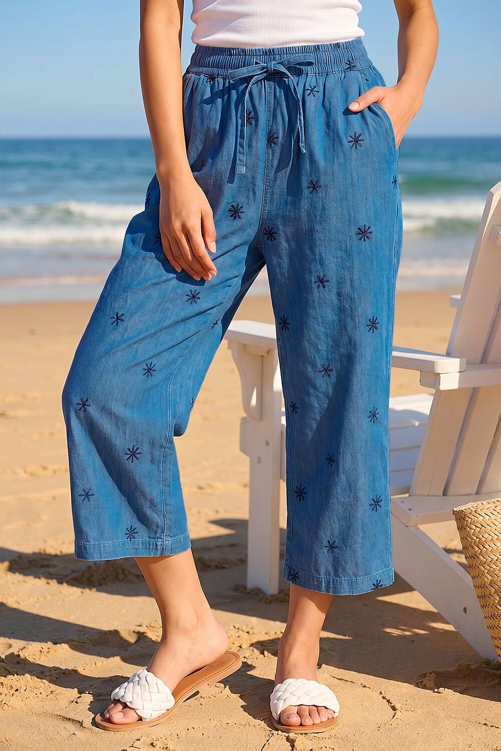 Roman Petite Embroidered Trousers