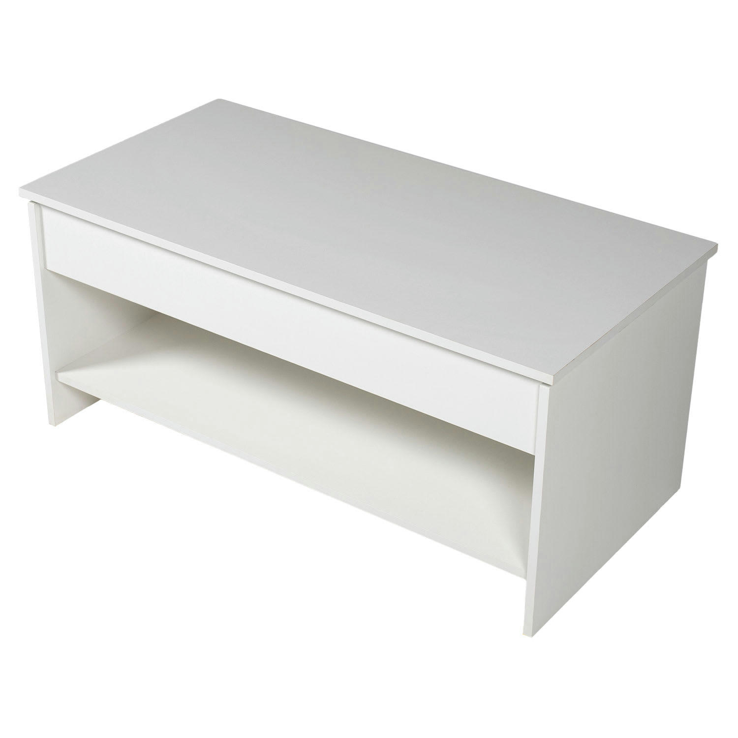 HEDDA - Table basse avec plateau relevable blanche
