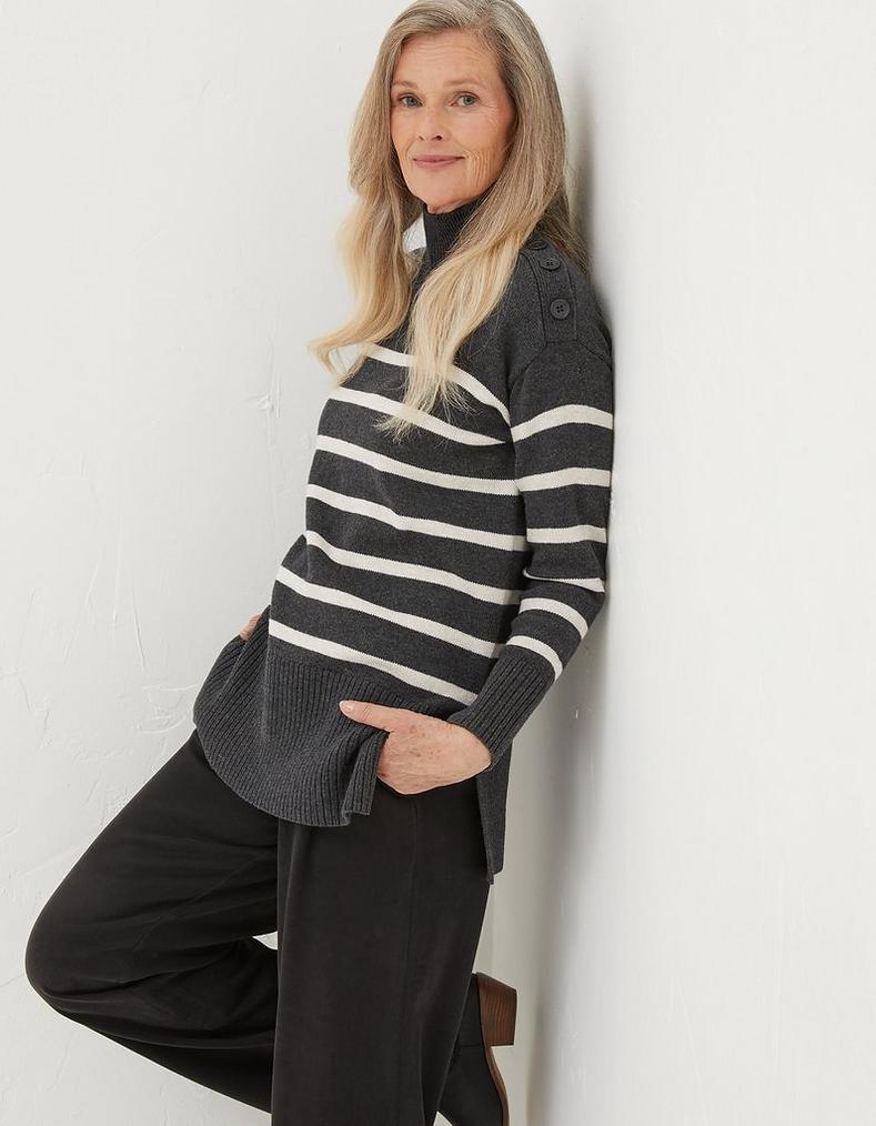 Melanie Stripe Knitted Tunic