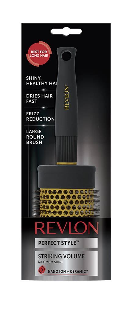 House of Home Revlon Ionic Ceramic Striking Volume Large Round Barrel Hair Brush