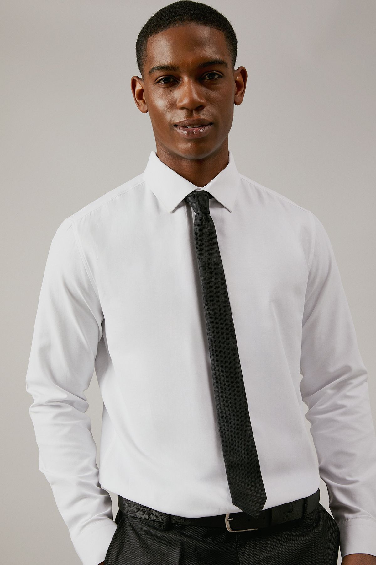 Burton Black Textured Tie