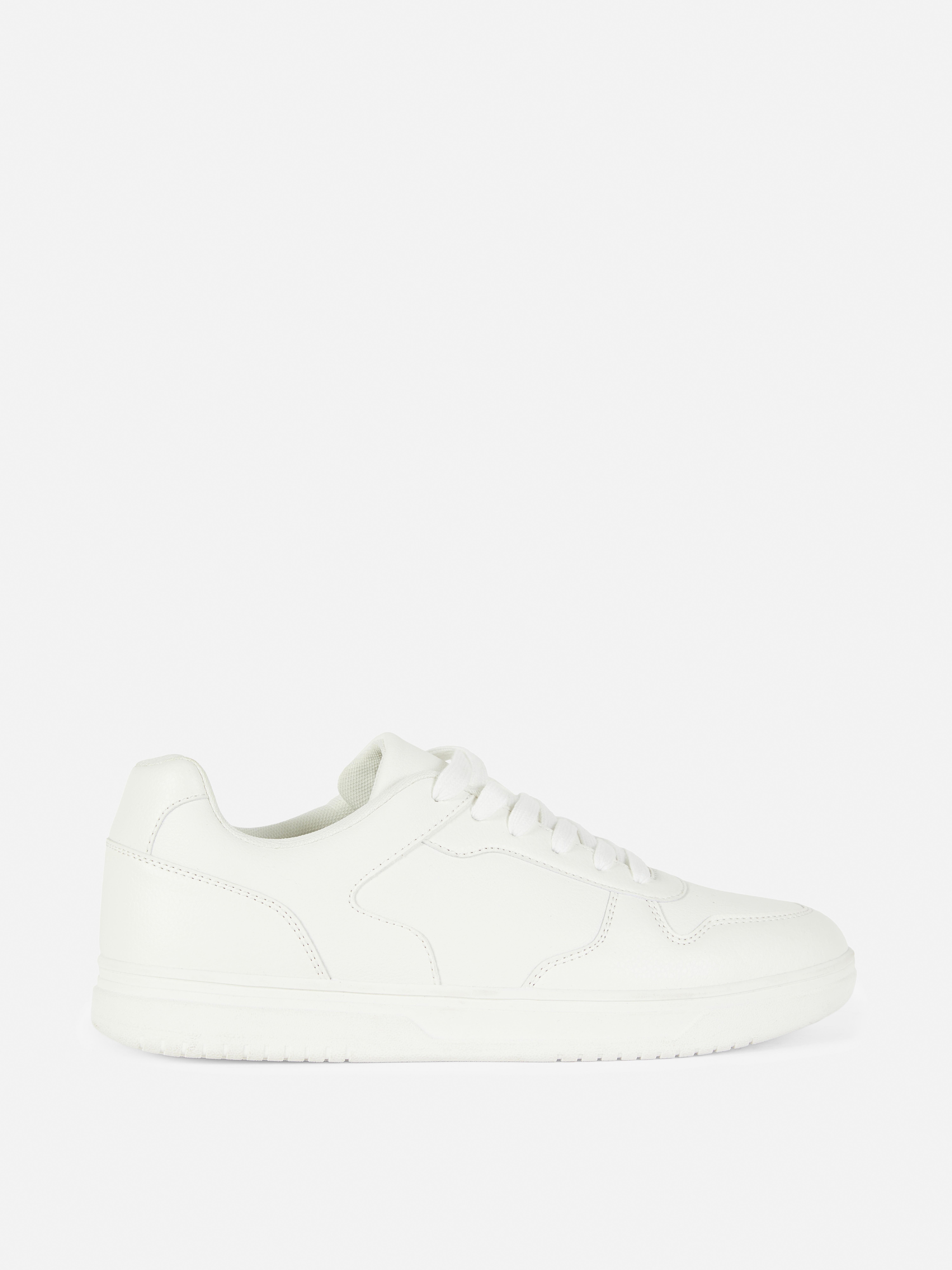 Paneled Low Top Sneakers