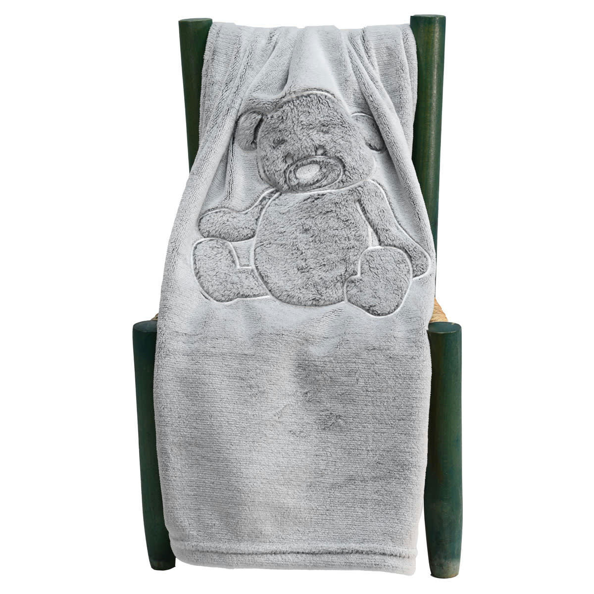 - Plaid polaire doux & chaud  anthracite 75x100 cm