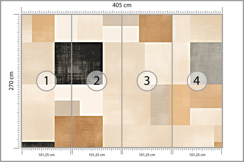 Fototapeta Minimalistyczne Tło W Stylu Japandi 405x270cm