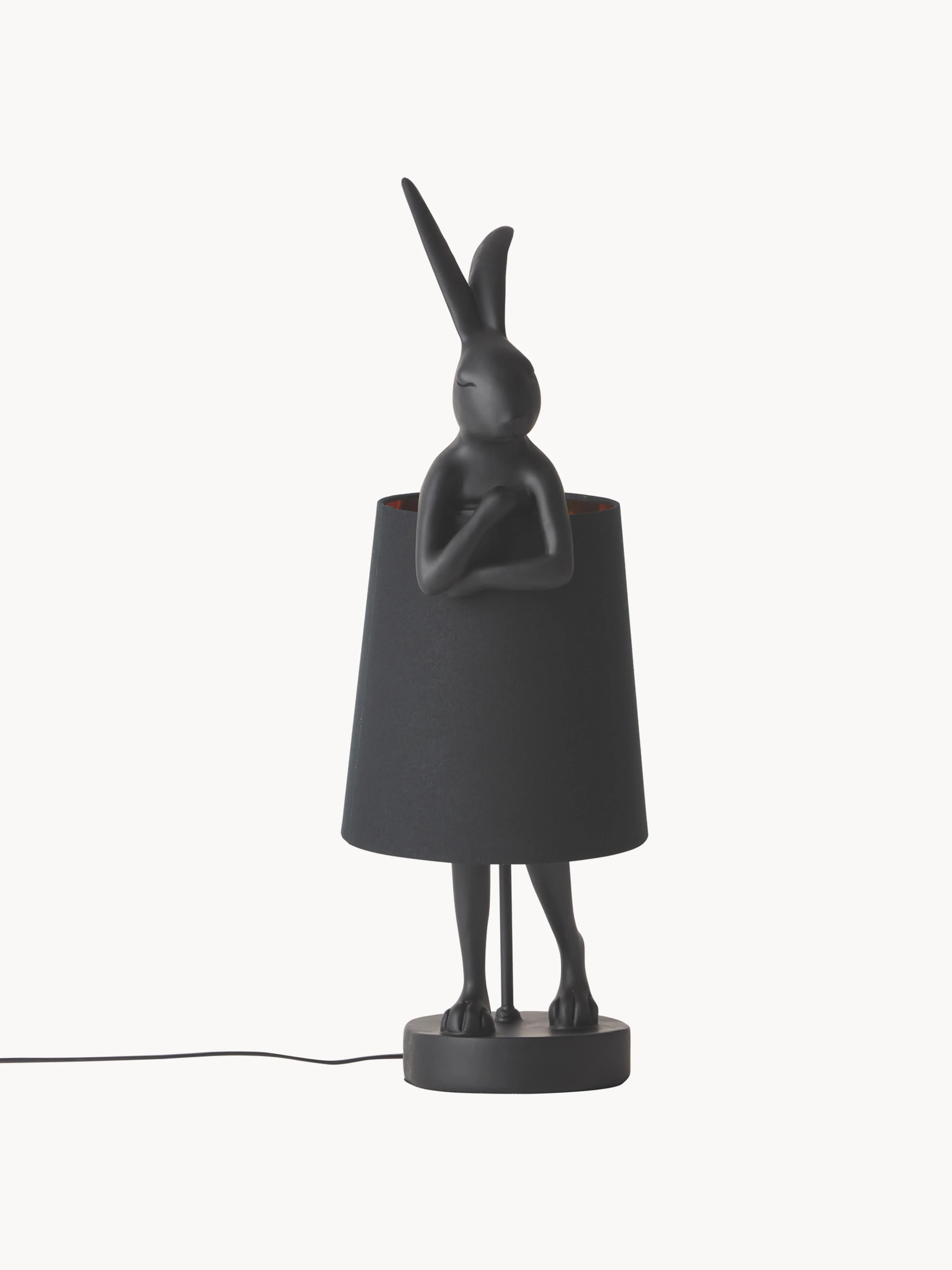 Große Design Tischlampe Rabbit