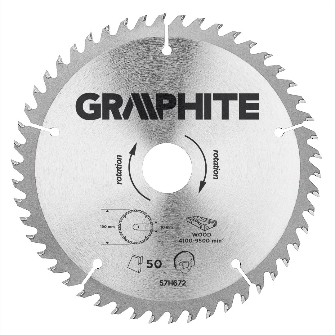 Tarcza do pilarki widiowa 190x30mm GRAPHITE 57H672