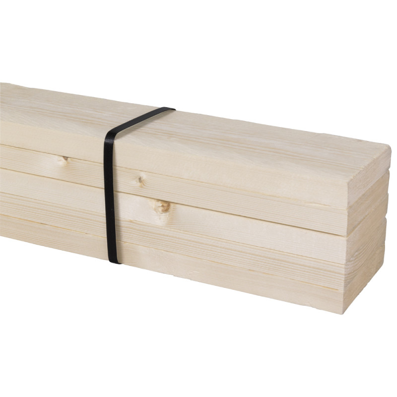 Bois brut 210 x 10 x 2,2 cm 5 pièces