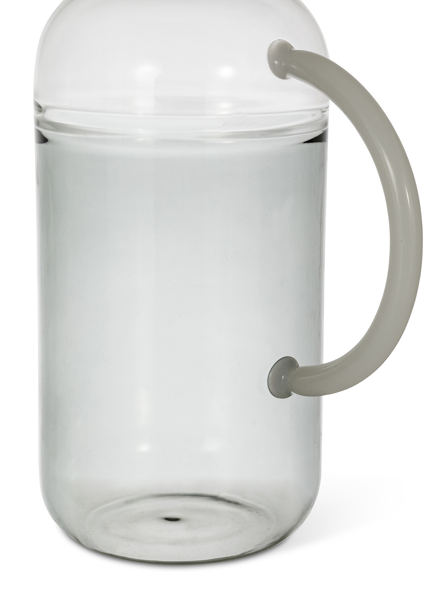 Caraffa in vetro base colorata