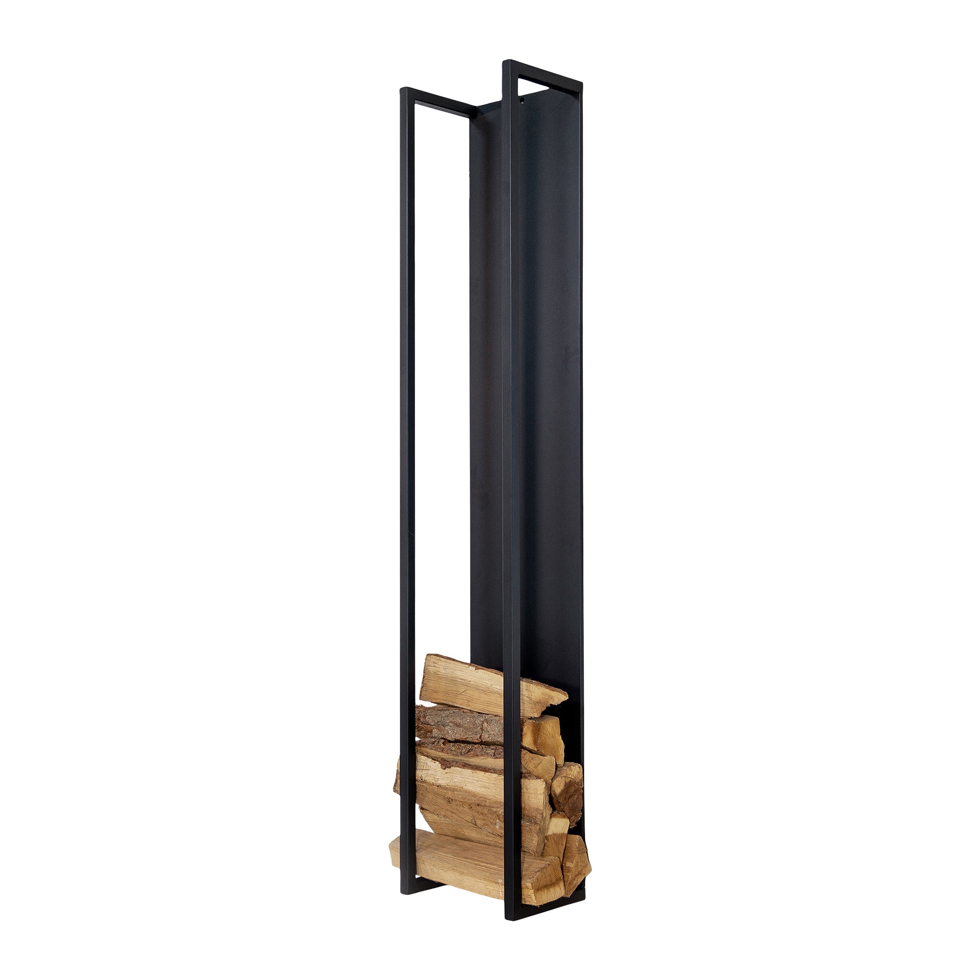 Spinder Design Cubic Fire Houtrek - Mat Zwart