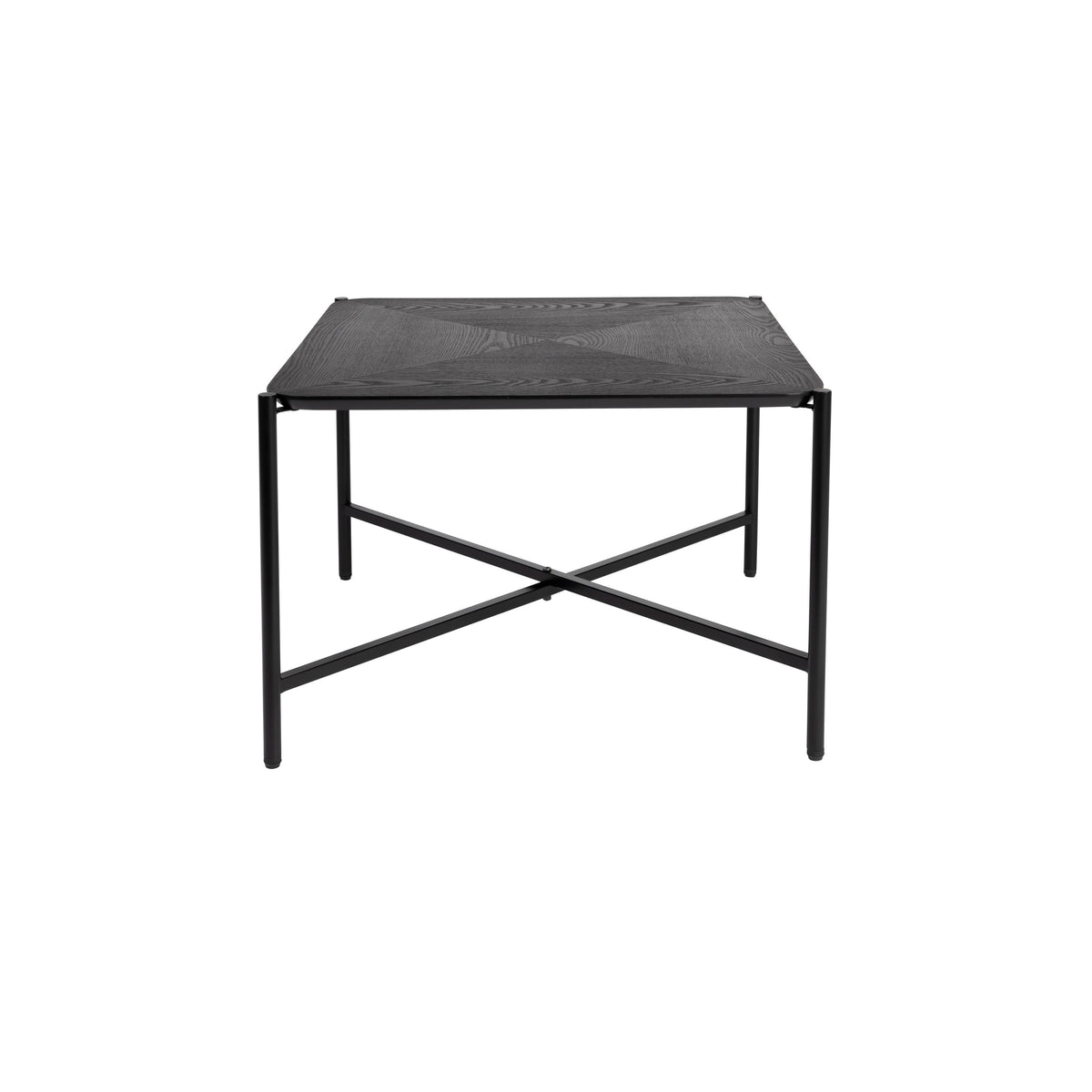 Housecraft Living Marcio Salontafel Vierkant Hout/ Metaal 40x40 cm Zwart