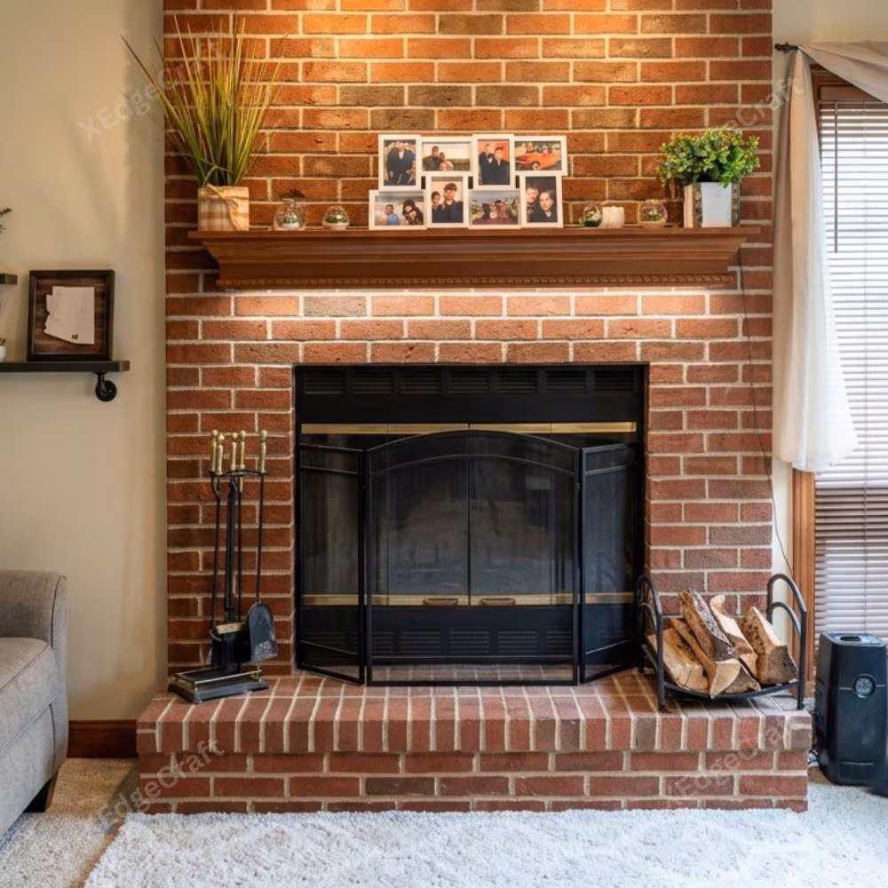 Metal Classic Fireplace Screen, Fire Safety Screen, Folding Fire Screen, Fire Protector, Fireplace Panel, Fireplace Guard, Fireplace Mesh