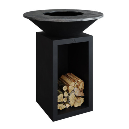 Pack brasero Storage 85 noir   couvercle - OFYR