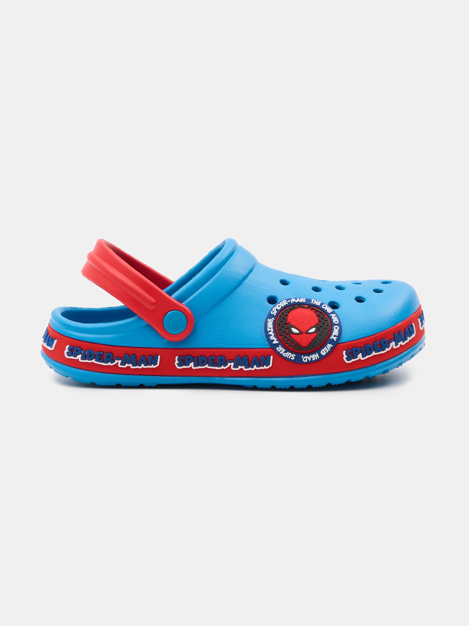 Chodaki z paskiem na pięcie Spider-Man