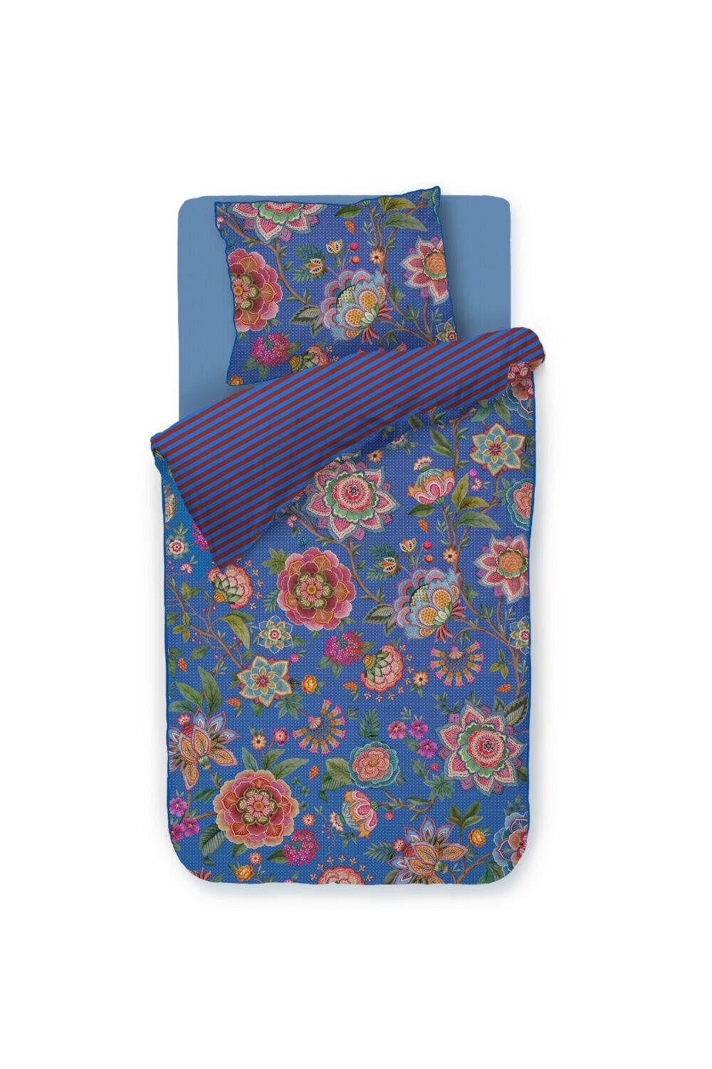 Pip Studio Bombay Bold - 140 x 200/220 cm - Donkerblauw