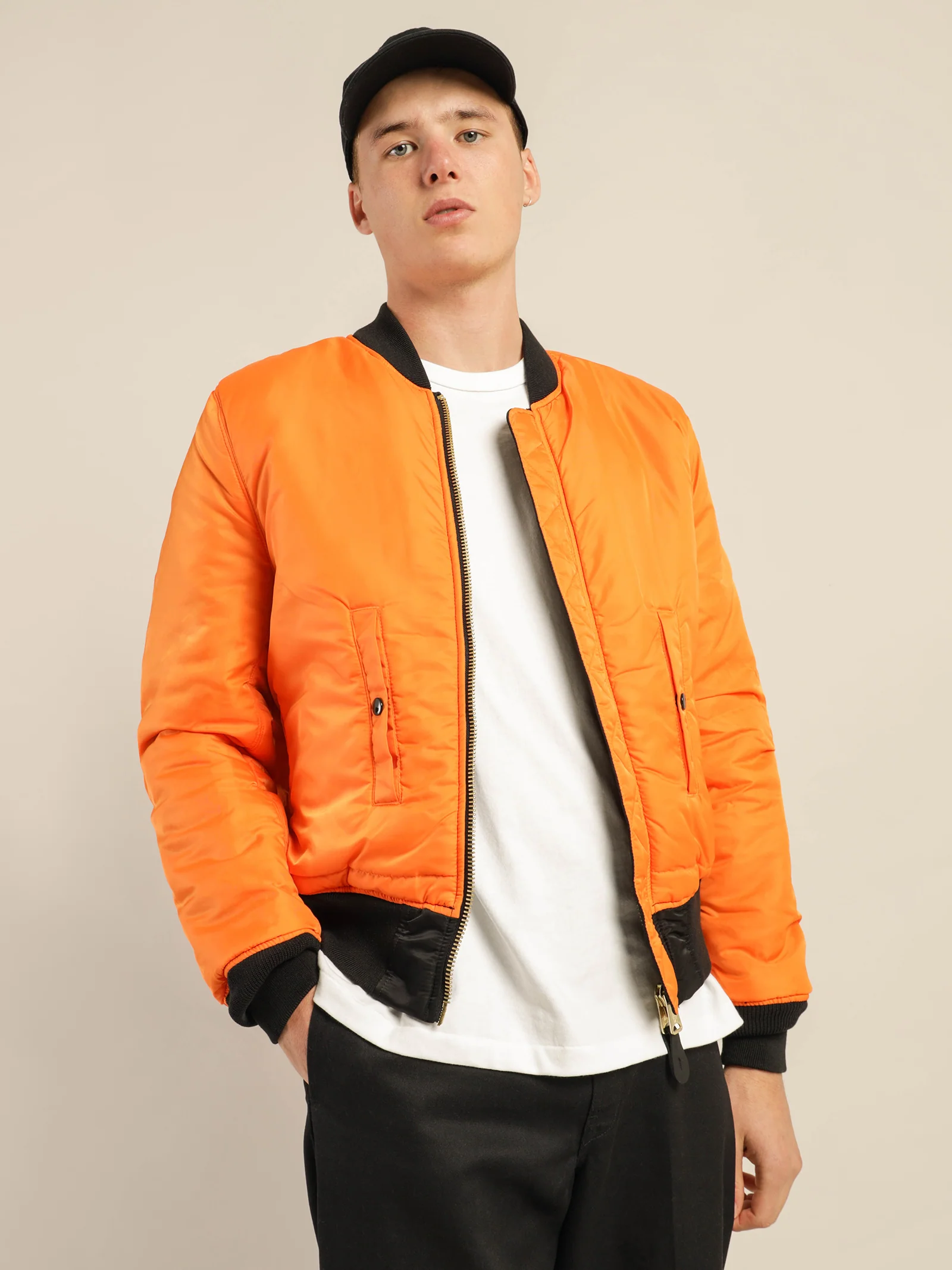 MA-1 Slim Fit Reversible Bomber Jacket