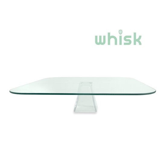 Whisk Glass Cake Stand 32cm x 32cm x 7cm