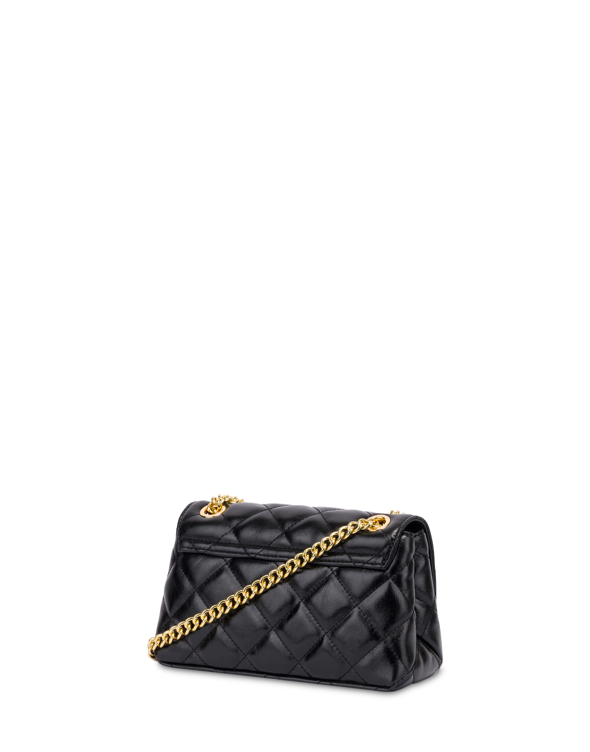Borsa A Spalla Matelassé Waltzer Night In Pu Nero Galv.gun Metal