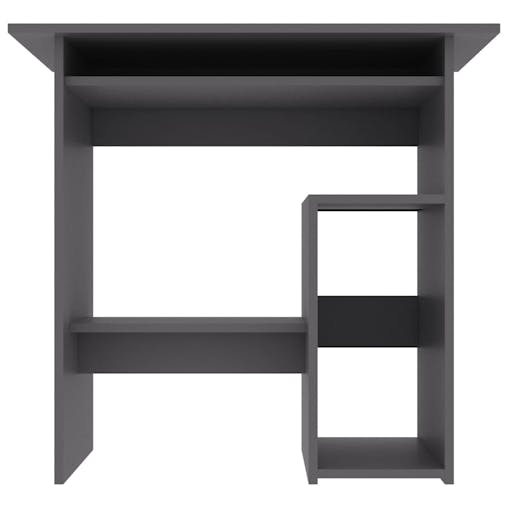 NNEVL Desk Grey 80x45x74 cm Chipboard