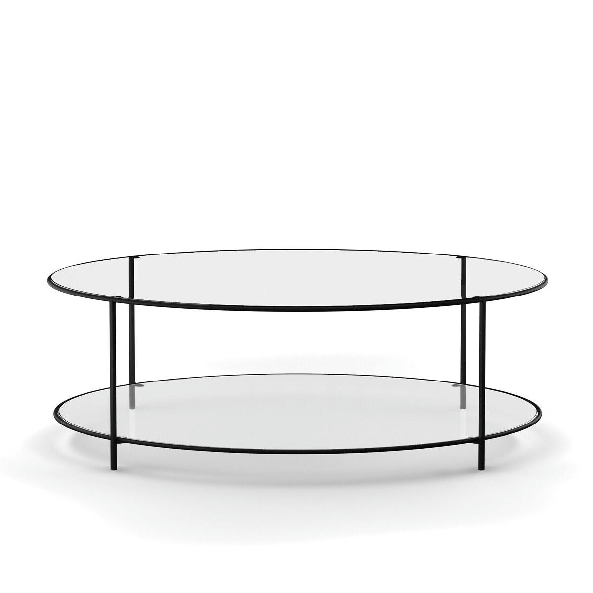 Table basse ronde verre trempé, Sybil