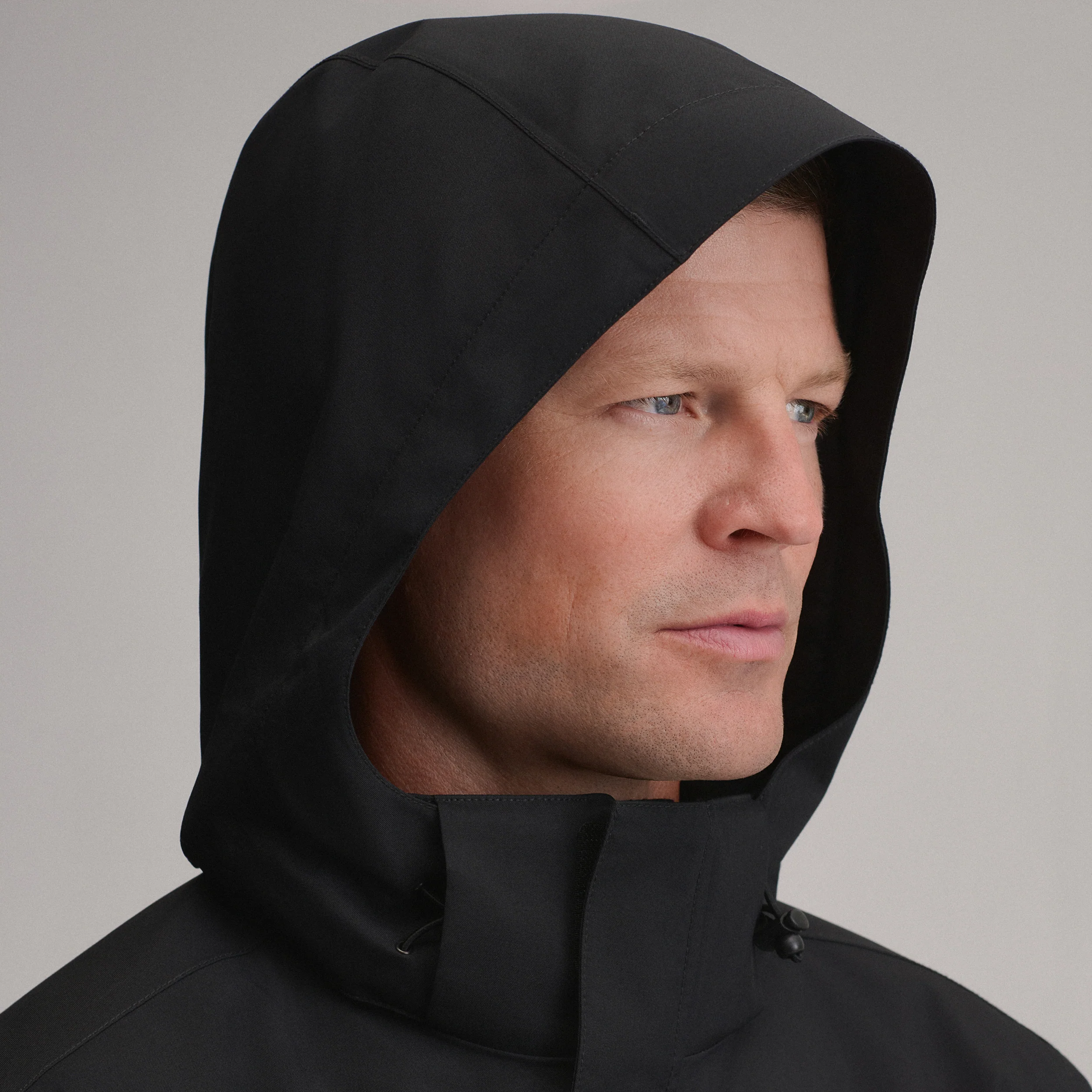 Men's Mainstay Insulated Waterproof Hooded Trench Coat