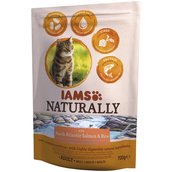 Katzentrockenfutter »Naturally«, adult, Nordatlantischer Lachs