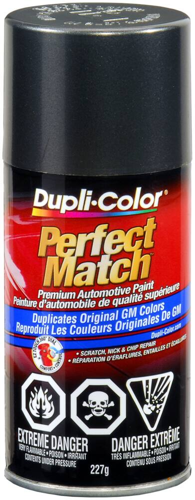 Dupli-Color Perfect Match Premium Acrylic Lacquer Automotive Aerosol Spray Paint, Storm Grey Metallic (14, WA 391E), 227-g