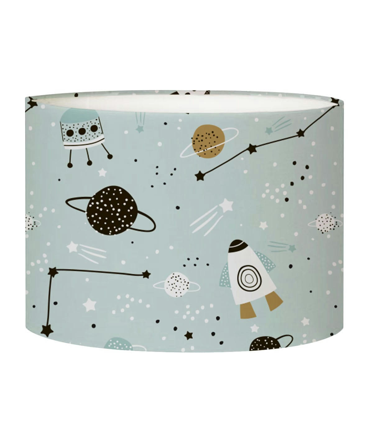 ENFANT - Abat-jour chevet enfant Planète Petit Bleu D: 25 x H: 20