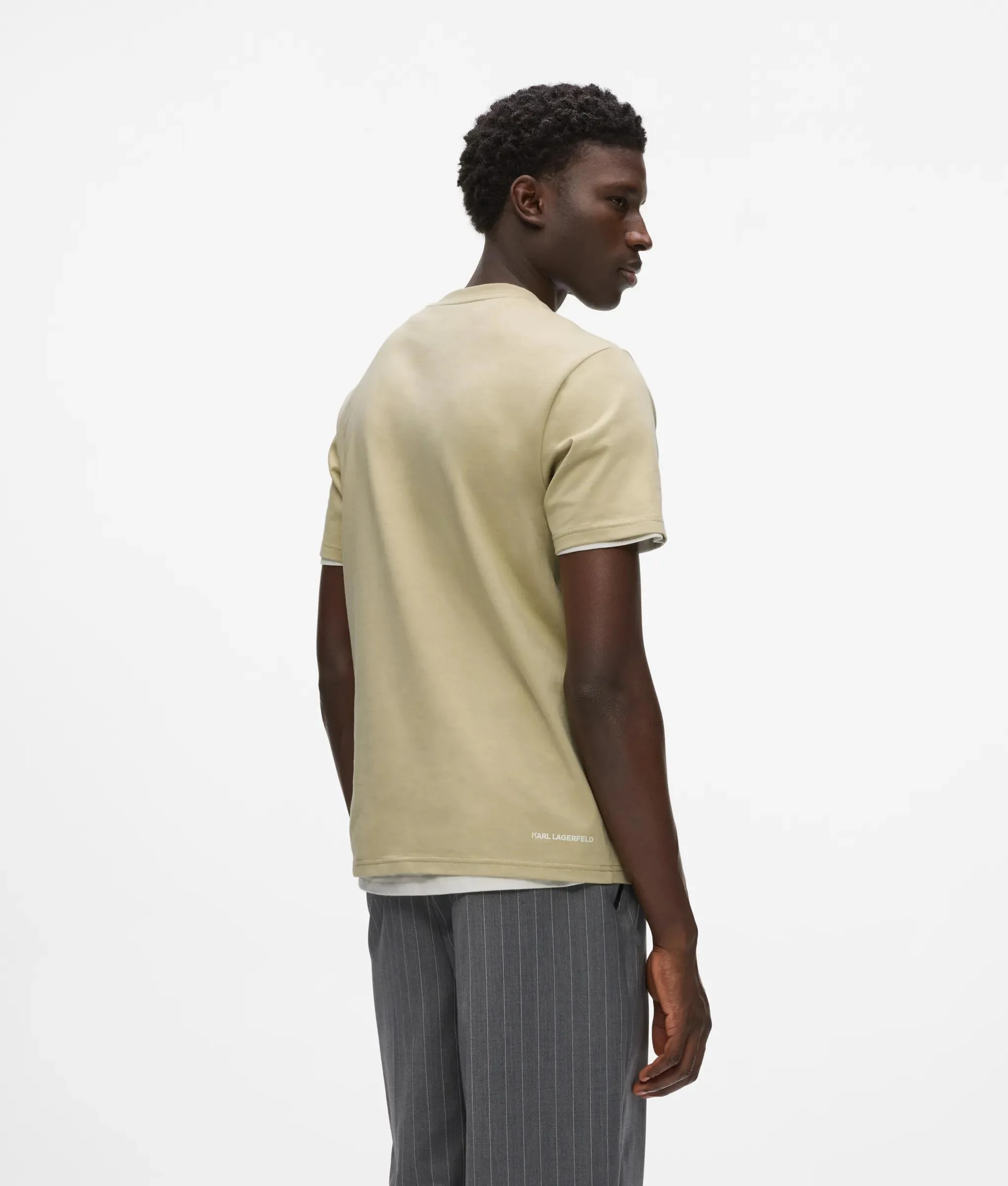 T-shirt à rayures à poche Ikon