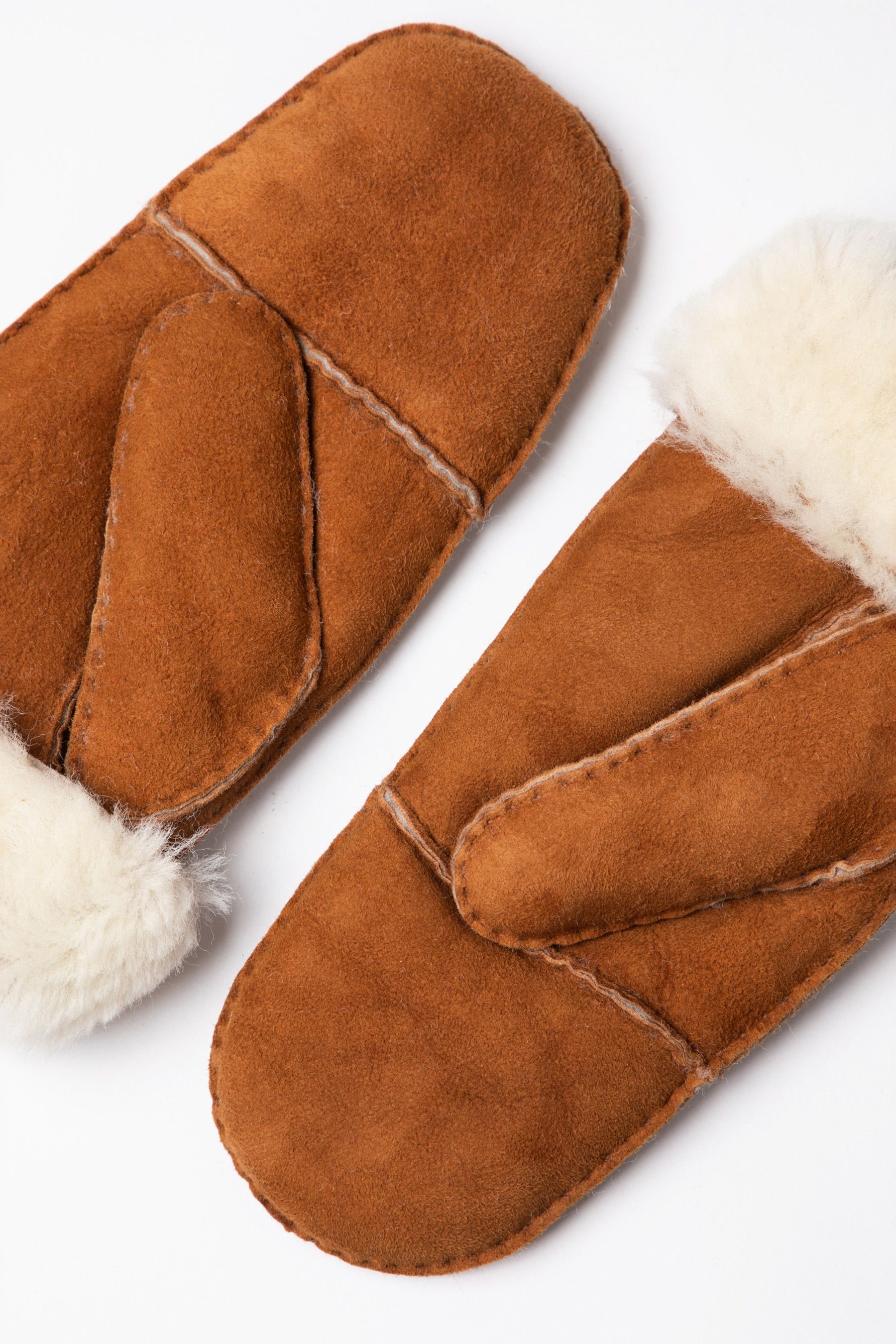 Lakeland Leather Ladies' Sheepskin Seam Mittens