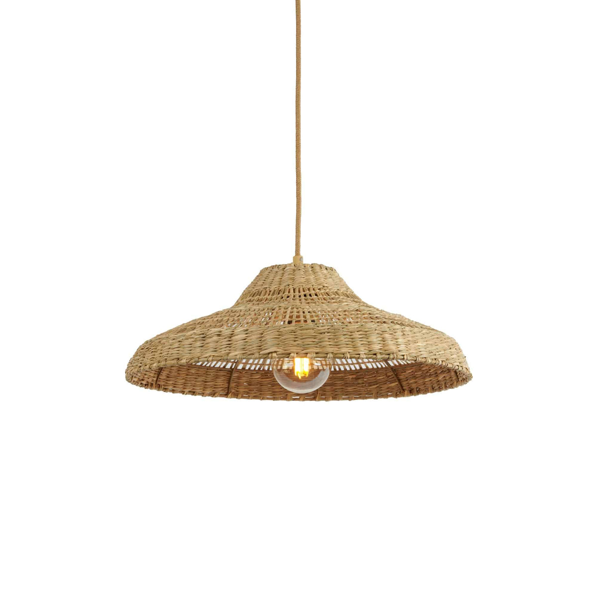 GOOD&MOJO hanglamp Santorini - naturel - Ø60cm