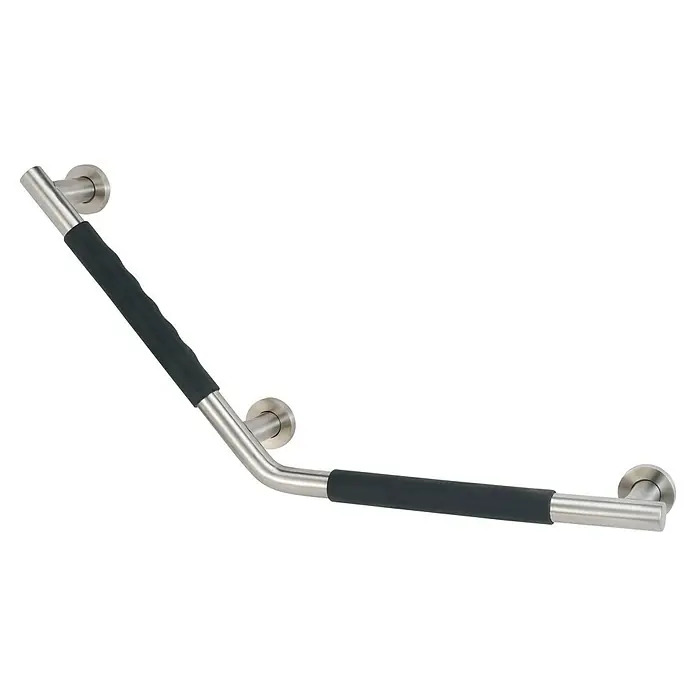 BADEKARSHÅNDTAK CAREOSAN 63CM GUMMI/RUSTFRITT STÅL VINKEL