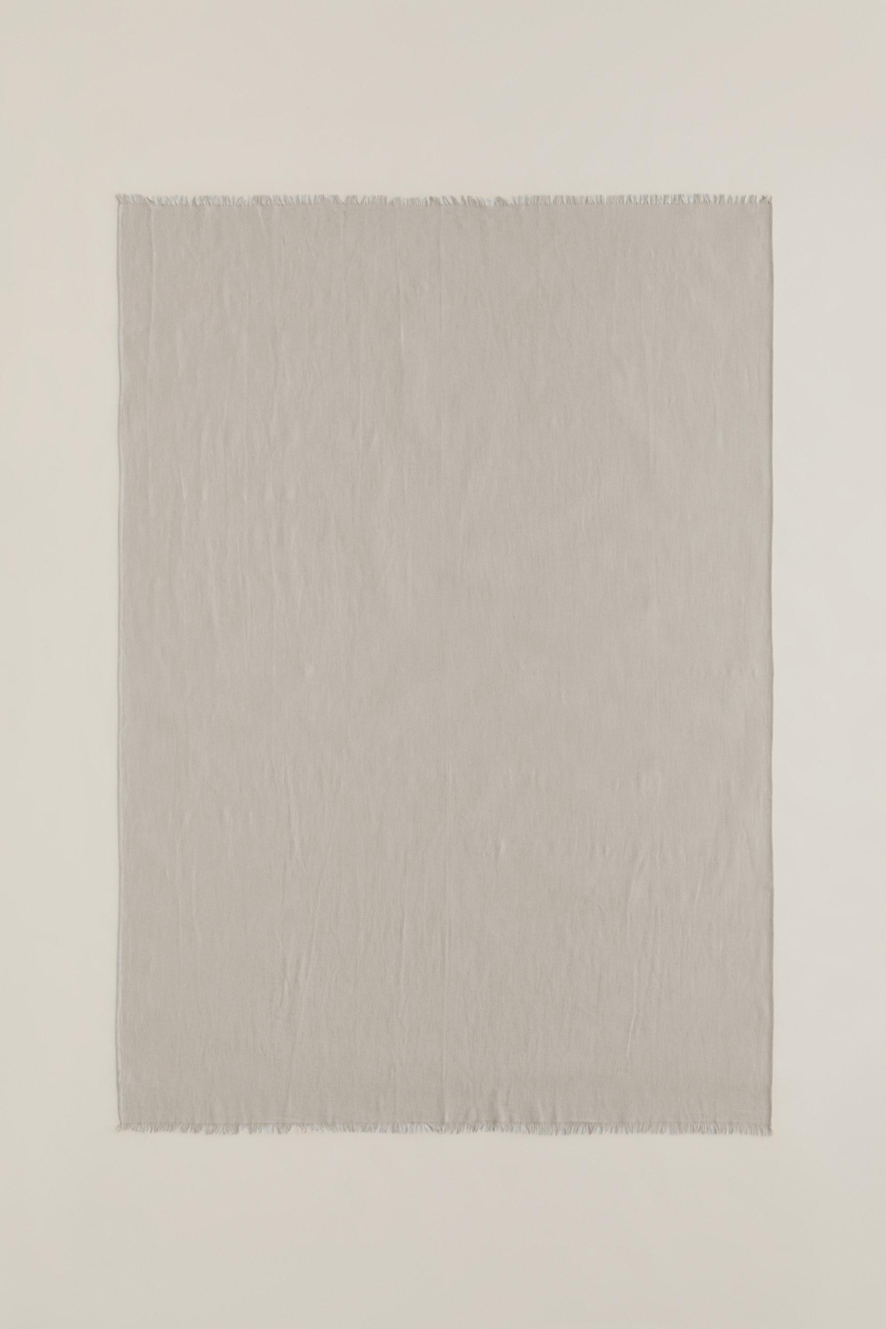 Manta flecos 250 x 180 cm