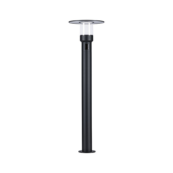 Borne lumineuse LED Sienna Détecteur de mouvement crépusculaire (HF) résistant à l'eau de mer IP44 780mm 3000K 9W 400lm 230V Anthr