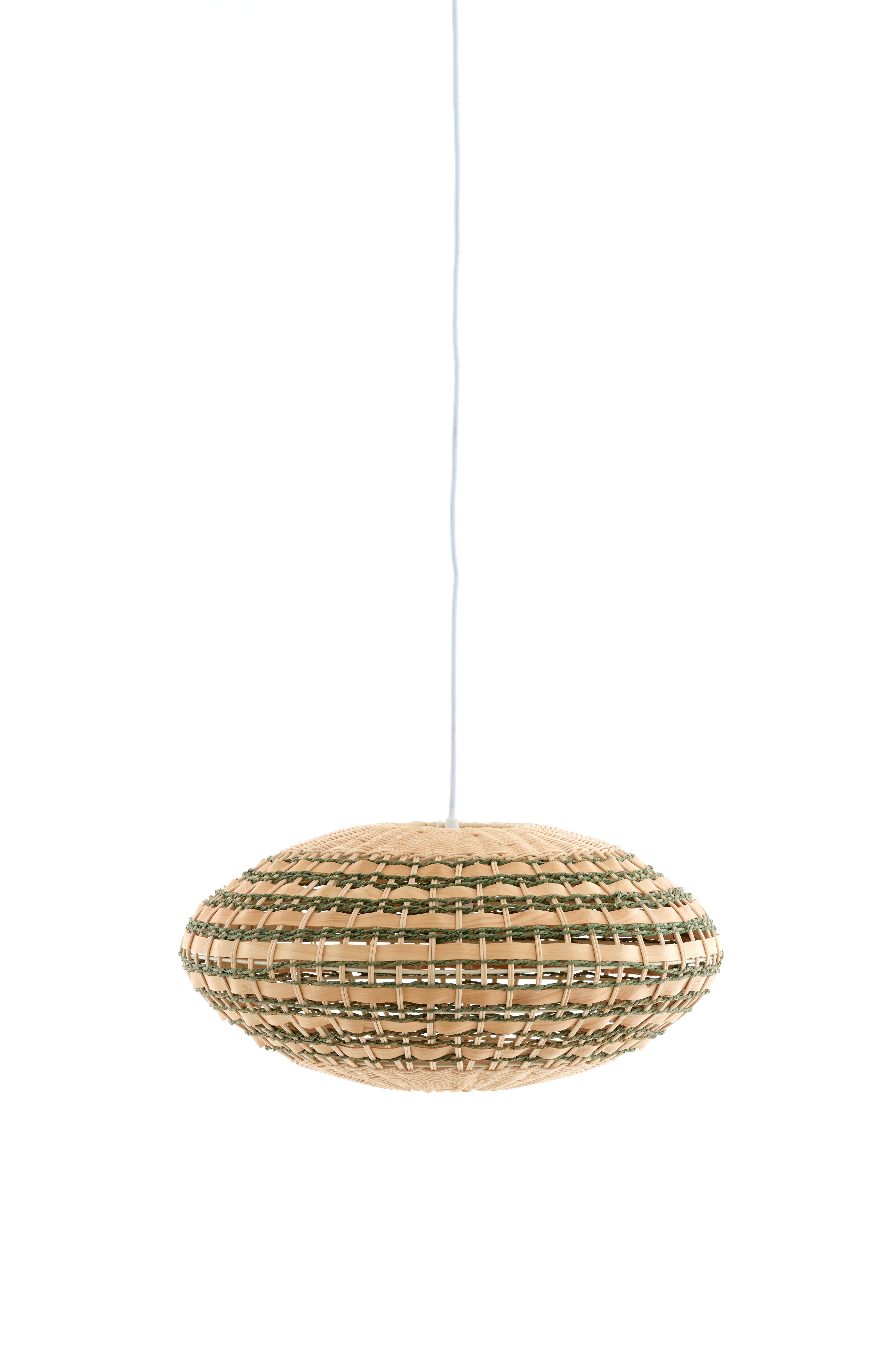 Light & Living hanglamp TAWELA - groen - Ø50x24cm