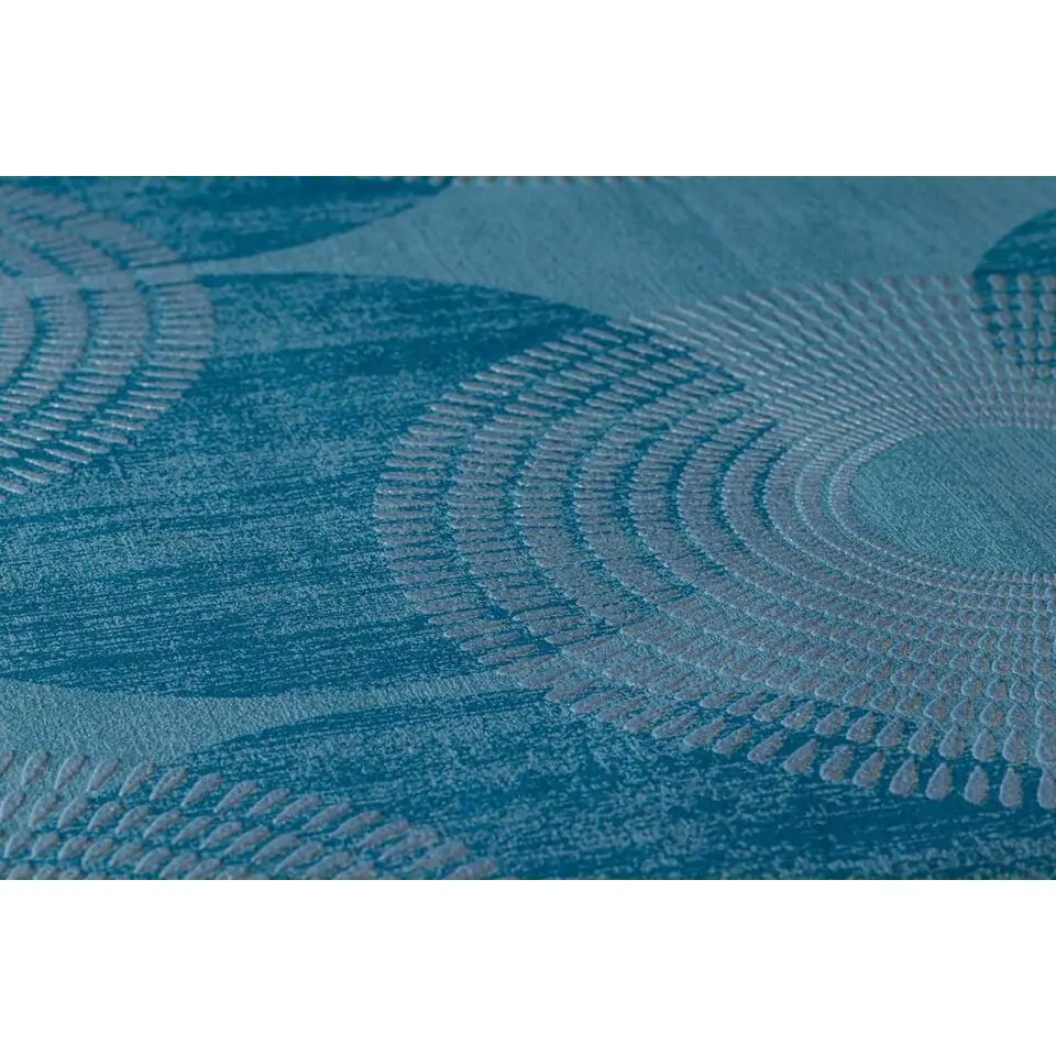 A.S. Cr&eacute;ation behang stip blauw - 53 cm x 10.05 m