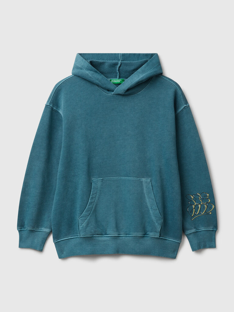 Oversized hoodie with print