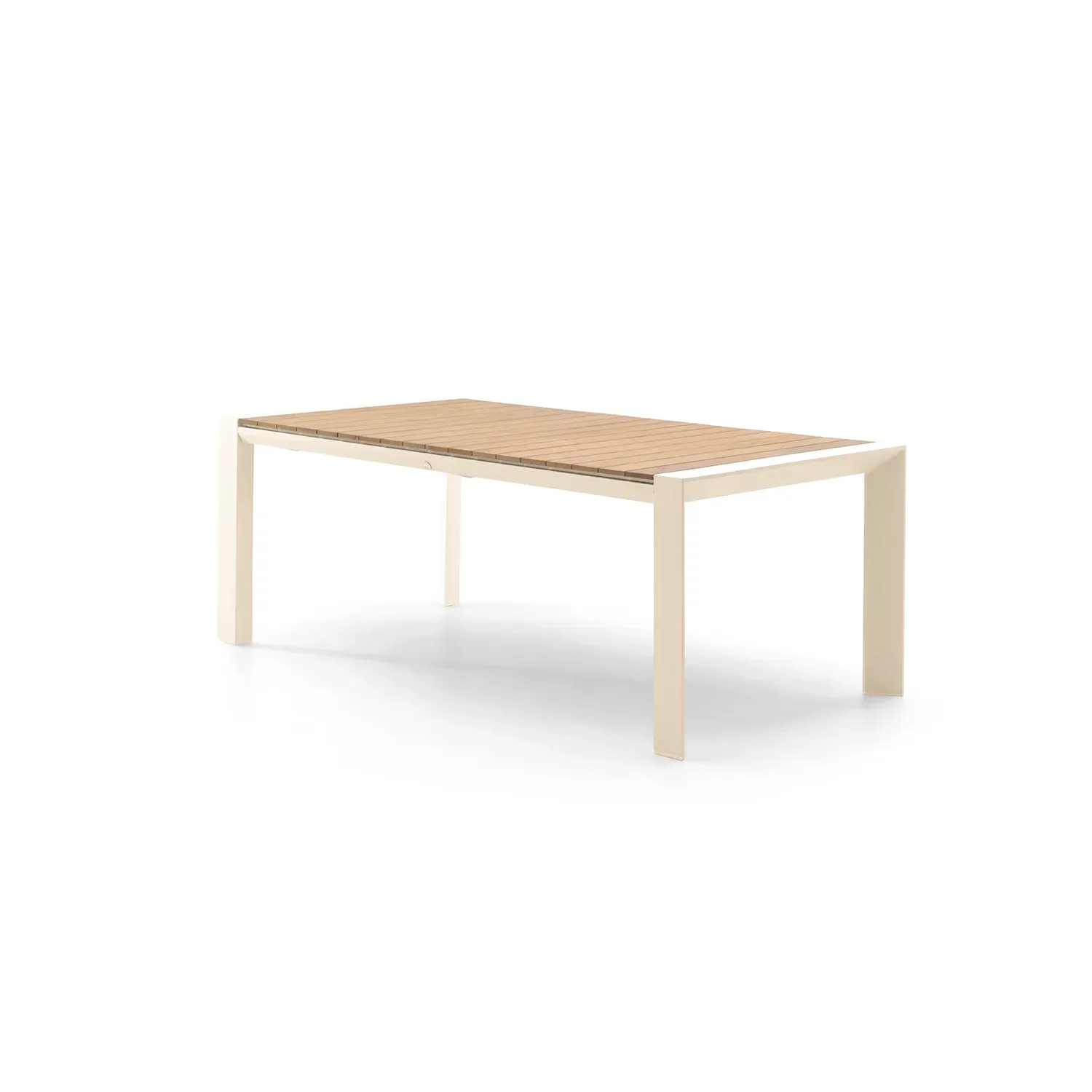Rozkładany stół ogrodowy MURO 200-320×100 Zumm Mokka aluminium – teak