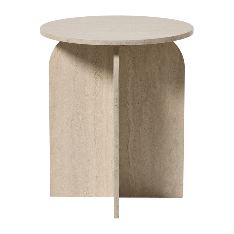 Bijzettafel Robin hoog - grijs - &Oslash;38x44 cm