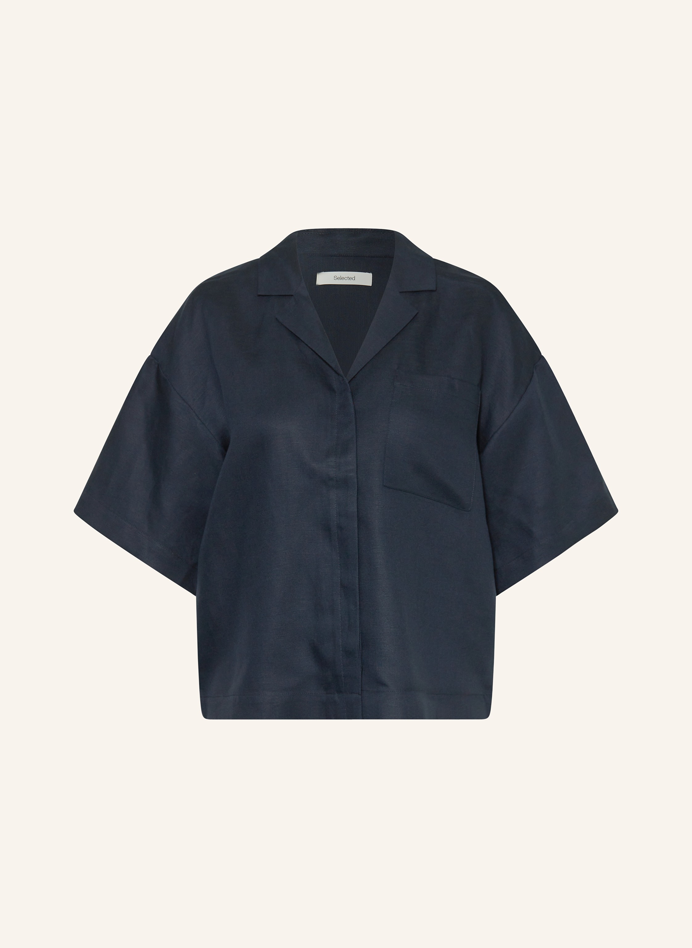 SELECTED Bluse mit Leinen