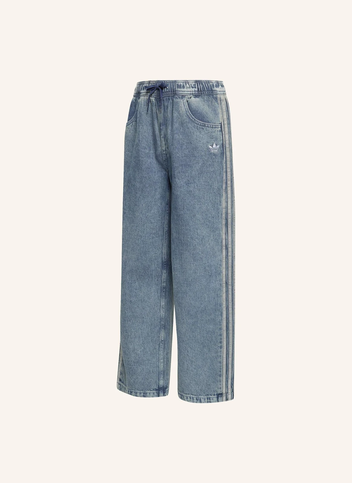 adidas Originals FIREBIRD LOCKER GESCHNITTENE DENIM TRAININGSHOSE