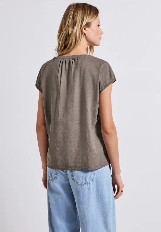 Bluse mit Tape-Details