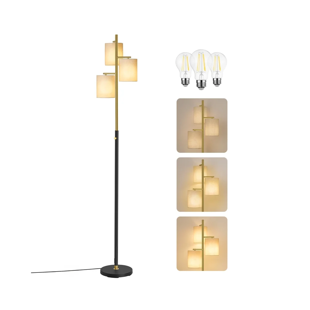 Lampe sur Pied avec 3 Ampoules